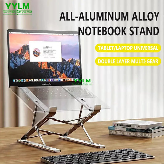 YYLM-N8 Suporte de Alumínio Ajustável Laptop, Macbook Tablet Stand, Notebook S